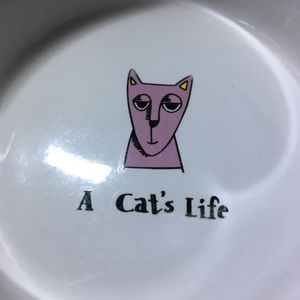 Cat food bowl 4 1/2”